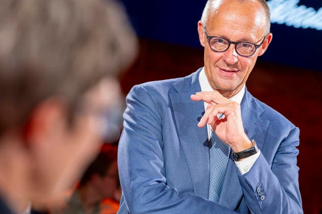 Friedrich Merz Meets with Young People EUR, Germany, Berlin, September 15, 2026 A discussion with party chairman and Federal Chancellor Friedrich Merz on the occasion of Konrad Adenauer’s 150th birthday, held with young people in a small town hall format