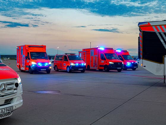 ICAO Airport Drill in Hanover (HAJ) Every two years, a large-scale mandatory fire and rescue drill conducted in accordance with ICAO standards takes place at Hanover Airport. Copyright: xBerndxGüntherx