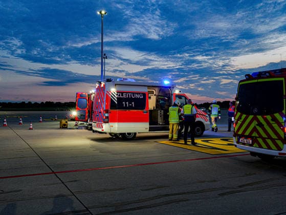 ICAO Airport Exercise in Hannover (HAJ): Multiple Command Chains Oversee Firefighting and Rescue Operations Copyright: xBerndxGüntherx