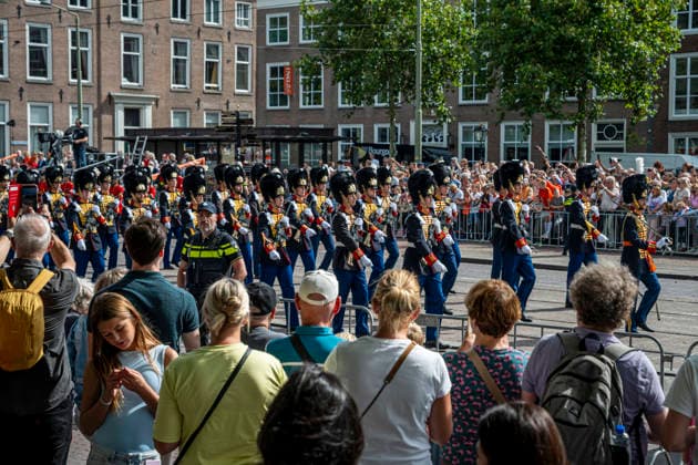 September 15, 2026, Den Haag - The Hague, Zuid Holland - South Holland, The Netherlands Holland: September 15, 2026, Den Haag, the Netherlands. Military honour guards and bands march in the Prinsjesdag procession as crowds line the route. Prinsjesdag is the ceremonial opening of the Dutch parliamentary year, during which the government s policies and budget are presented. Den Haag - The Hague The Netherlands Holland  - ZUMAp202 20260915_zip_p202_007 Copyright: xJamesxPetermeierx