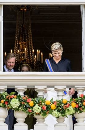 Den Haag, The Netherlands, 2026-09-15 14:18:25 THE HAGUE, 15-09-2026, Noordeinde Palace King Willem Alexander and Queen Maxima on the balcony of Noordeinde Palace during Princess s Day PHOTO: NL Beeld Patrick van Emst Credit: NL Beeld Patrick van Emst  Copyright: xx x