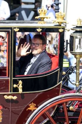 Den Haag, The Netherlands, 2026-09-15 14:07:05 THE HAGUE, 15-09-2026, Noordeinde Palace Prince Constantijn during Princess s Day upon arrival at Noordeinde Palace PHOTO: NL Beeld Patrick van Emst Credit: NL Beeld Patrick van Emst  Copyright: xx x