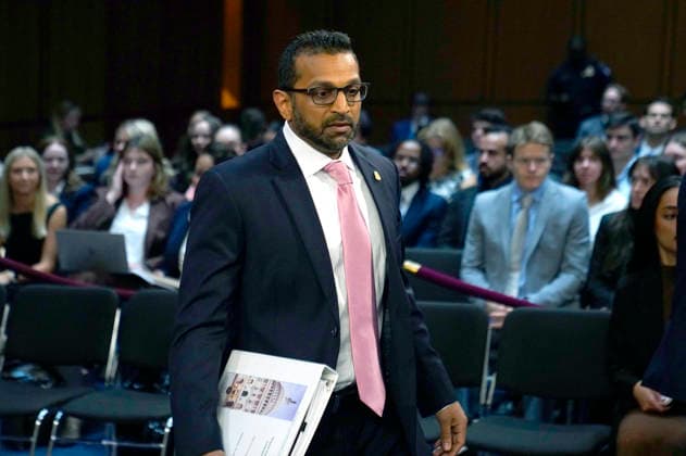 Kash Patel Testifies before the US Senate Committee on the Judiciary Kash Patel, Director, Federal Bureau of Investigation (FBI) arrives to testify before the United States Senate Committee on the Judiciary during An oversight hearing to examine the Federal Bureau of Investigation in the Hart Senate Office Building on Capitol Hill in Washington, DC, USA, on Tuesday, September 15, 2026. Photo by Andrew Thomas CNP ABACAPRESS.COM Washington District of Columbia United States  Copyright: xCNP ABACAx