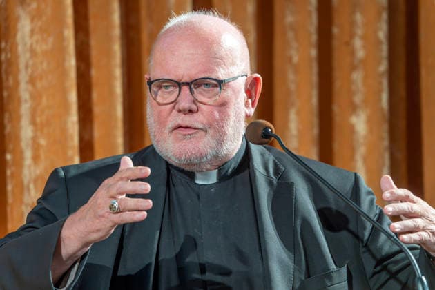 Cardinal Reinhard Marx, Chair of the Commission on Media and Communications of the German Bishops’ Conference, Speech at the Catholic Media Award Ceremony, Künstlerhaus, Munich, September 15, 2026 Germany, Munich, September 15, 2026, Cardinal Reinhard Marx of Munich, born 1953, Chairm
