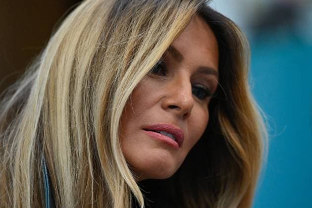 US First Lady Melania Trump visits Ashe County school JEFFERSON, USA - SEPTEMBER 15: US First Lady Melania Trump visits Ashe County school to promote community resiliency and education technology in the midst of a global AI debate and nearly two years after hurricane Helene in Jefferson NC, United States on September 15, 2026. Peter Zay Anadolu Jefferson United States. Editorial use only. Please get in touch for any other usage.  Copyright: x2026xAnadoluxPeterxZayx