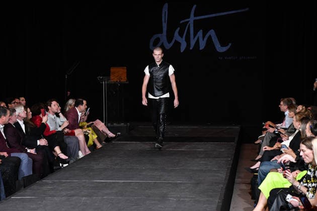 NEW YORK, NY- SEPTEMBER 15: DSTN Model at the Vanderbilt & Seewald Global Studio Fashion Show at Grand Central Terminal-Vanderbilt Hall on September 15, 2026 in New York City. Copyright: xmpi099 MediaPunchx