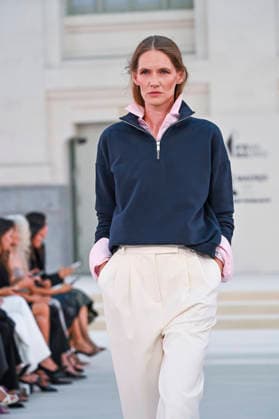 September 15, 2026, Madrid, Spain: A model parades with Alex Riviere design during Mercedes Benz Fashion Week Madrid Cibeles Palace in Madrid, 15 February of 2026 Spain Madrid Spain - ZUMAs197 20260915_aaa_s197_327 Copyright: xAtilanoxGarciax