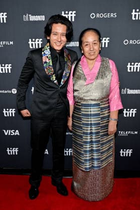 TIFF Toronto Screening Tenzing Tenzin Dalha and guest attending the screening of Tenzing ahead of Toronto International Film Festival (TIFF) in Toronto, Canada on September 15, 2026. Photo by Julien Reynaud APS-Medias ABACAPRESS.COM Toronto Canada  Copyright: xReynaudxJulien APS-Medias ABACAx