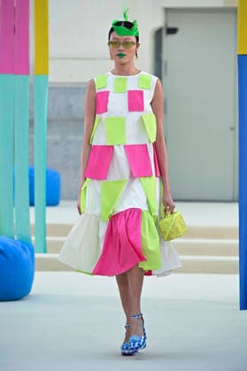 September 15, 2026, Madrid, Spain: A model parades with Agatha Ruiz de la Prada design during Mercedes Benz Fashion Week Madrid Cibeles Palace in Madrid, 15 February of 2026 Spain Madrid Spain - ZUMAs197 20260915_aaa_s197_406 Copyright: xAtilanoxGarciax