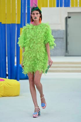 September 15, 2026, Madrid, Spain: A model parades with Agatha Ruiz de la Prada design during Mercedes Benz Fashion Week Madrid Cibeles Palace in Madrid, 15 February of 2026 Spain Madrid Spain - ZUMAs197 20260915_aaa_s197_418 Copyright: xAtilanoxGarciax