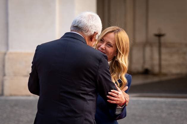 Giorgia Meloni receives Antonio Costa at Palazzo Chigi in Rome, Italy - 15 September 2026 Italian Prime Minister, Giorgia Meloni, receives the European Council President, Antonio Costa, at Palazzo Chigi. Italian Prime Minister Giorgia Meloni met with European Council President Antonio Costa at Palazzo Chigi in Rome. Rome Italy Copyright: xStefanoxCostantinox xSOPAxImagesx Stefano-Costantino-1450574