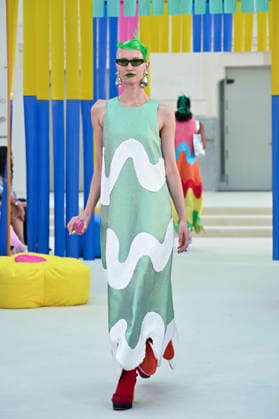 September 15, 2026, Madrid, Spain: A model parades with Agatha Ruiz de la Prada design during Mercedes Benz Fashion Week Madrid Cibeles Palace in Madrid, 15 February of 2026 Spain Madrid Spain - ZUMAs197 20260915_aaa_s197_451 Copyright: xAtilanoxGarciax