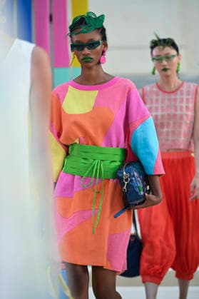 September 15, 2026, Madrid, Spain: A model parades with Agatha Ruiz de la Prada design during Mercedes Benz Fashion Week Madrid Cibeles Palace in Madrid, 15 February of 2026 Spain Madrid Spain - ZUMAs197 20260915_aaa_s197_473 Copyright: xAtilanoxGarciax