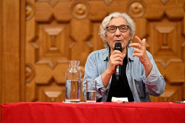 Boualem Sansal, the Franco-Algerian writer, participated in a conference at the Mediterranean University Center (CUM) in Nice, on September 16, 2026. The conference was moderated by Vincent Hervouët, a journalist for Europe 1 and co-founder of France Info and LCI, before a packed auditorium. Bruno Bebert Bestimage Boualem Sansal, the Franco-Algerian writer, participated in a conference at the Mediterranean University Center (CUM) in Nice on September 16, 2026. The conference was moderated by Vincent Hervouët, a journalist for Europe 1 and co-creator of France Info and LCI, in front of a packed auditorium. Nice, France  Copyright: xBrunoxBebertx xBestimagexBrunoxBebertx xBestimagex