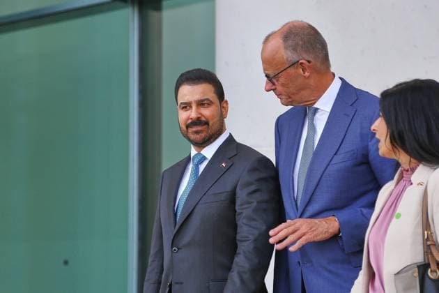 Berlin, Germany, September 15, 2026: Federal Chancellery—Reception for Iraqi Prime Minister Ali al-Zaidi and Federal Chancellor Friedrich Merz (CDU) Copyright: xdtsxNachrichtenagenturx dts_134697