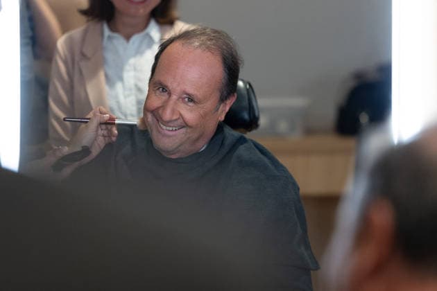 Interview of Francois Hollande on BFMTV - Paris Former french President Francois Hollande appears during an interview on Face a BFM on BFMTV in Paris on September 15, 2026, as part of the French 2027 presidential elections. Photo by Raphael Lafargue ABACAPRESS.COM Paris France  Copyright: xLafarguexRaphael ABACAx