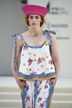 parades with Celia B in Madrid A model parades with Celia B design during Mercedes Benz Fashion Week Madrid Cibeles Palace in Madrid, 15 February of 2026 Spain Featuring: A model parades with Celia B design during Mercedes Benz Fashion Week Madrid Cibeles Palace in Madrid, 15 February of 2026 Spain Where: Madrid, Spain When: 15 Sep 2026 Credit: Oscar Gonzalez WENN Madrid Spain Copyright: xOscarxGonzalez WENNx wenn41662920 OFA ZOJx wenn41662920
