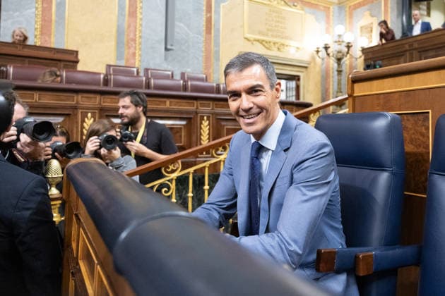 The Government Once Again Faces Questions from Congress Regarding the Crisis in Ceuta Prime Minister Pedro Sánchez during a question-and-answer session with the Government in the Congress of Deputies on September 16, 2026, in Madrid, Spain. The migration crisis that Ceuta has been experiencing since last July is once again the focus of the opposition’s questions to the government during the question period, with inquiries such as what plans exist for the autonomous city and whether the government believes that Spain’s international image has been tarnished by the irregular entry of migrants. September 16 SEPTEMBER 2026 Jesús Hellí Madrid, Spain  Copyright: xJesusxHellinx 7778187