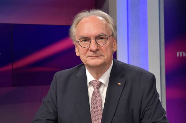 Reiner Haseloff on the ARD talk show *maischberger* at the Berlin Adlershof studio, Berlin, September 15, 2026 Foto:xM.xBehrensx xFuturexImagex maischberger1509_6918