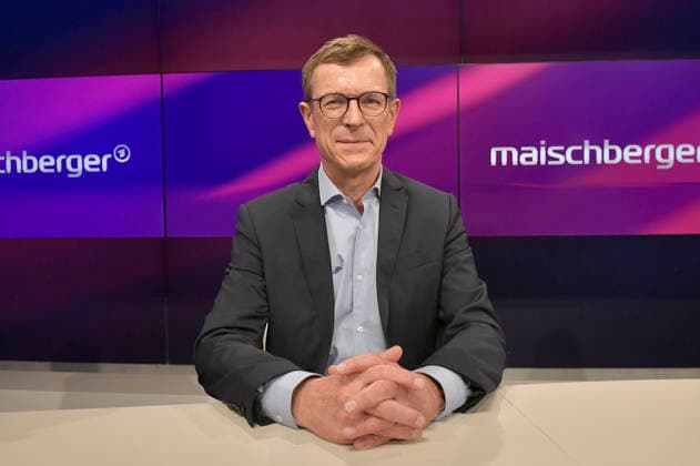 Christoph von Marschall on the ARD talk show *maischberger* at the studio in Berlin-Adlershof, Berlin, September 15, 2026 Foto:xM.xBehrensx xFuturexImagex maischberger1509_6924