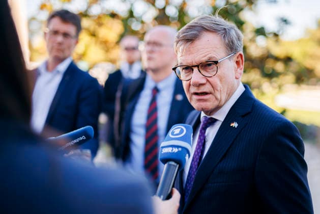 Johann Wadephul, CDU, Federal Minister of Foreign Affairs, photographed while making a statement in Geneva on September 15, 2026. Photographed on behalf of the Federal Foreign Office (AA) in Geneva, Switzerland. Copyright: xFelixxZahnx