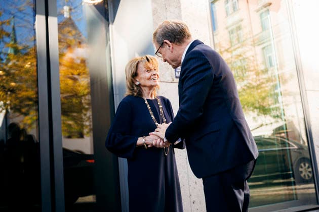 Johann Wadephul (CDU), Federal Minister of Foreign Affairs, meets with Charlotte Knobloch, President of the Jewish Community of Munich and Upper Bavaria, for a discussion as part of a visit to the Jewish Community of Munich and Upper Bavaria in Munich, September 15, 2026. Photographed on behalf of the Federal Foreign Office (AA), Munich, Germany Copyright: xFelixxZahnx