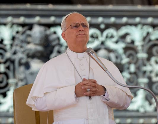 September 16, 2026, Roma, Roma: Pope Leo XIV leads the weekly general audience in Saint Peter s Square, Vatican City, 16 September 2026. ANSA GIUSEPPE LAMI. Roma Roma  - ZUMAa110 20260916_zaf_a110_004 Copyright: xGiuseppexLamix