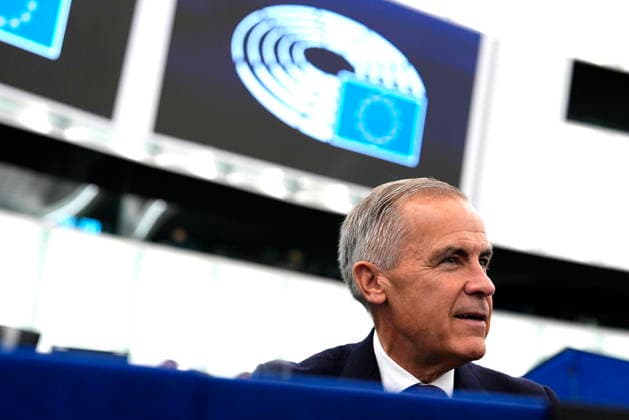 September 16, 2026, Strasbourg, France: Prime Minister Mark Carney attends the State of the European Union address by President of the European Commission Ursula von der Leyen, at the European Parliament in Strasbourg, France, on Wednesday, Sept. 16, 2026. Strasbourg France  - ZUMAc35_ 20260916_zaf_c35_037 Copyright: xJustinxTangx
