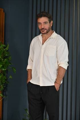 IPA88594087 - Rome: RAI Headquarters on Via Severo. Photocall for the Giovannino Guareschi TV series. Pictured: Giuseppe Zeno  Copyright: xMaurizioxD Avanzox xMaurizioxDxAvanzox IPA88594087