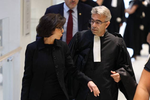 Rachida Dati and Carlos Ghosn Trial - Paris Mayor of the 7th district of Paris and Former French Minister Rachida Dati and his lawyer Antoine Beauquier pictured on the first day of corruption and influence trial in Paris, France on September 16 2026. Rachida Dati is accused of corruption and influence peddling over Ä900,000 she received in consultancy fees from a company linked to Renault-Nissan while serving as an MEP. Photo by Raphaël Lafargue ABACAPRESS.COM Paris France  Copyright: xLafarguexRaphael ABACAx