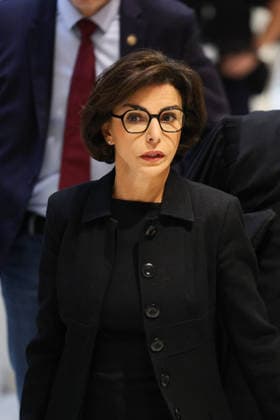 Rachida Dati and Carlos Ghosn Trial - Paris Mayor of the 7th district of Paris and Former French Minister Rachida Dati pictured on the first day of corruption and influence trial in Paris, France on September 16 2026. Rachida Dati is accused of corruption and influence peddling over Ä900,000 she received in consultancy fees from a company linked to Renault-Nissan while serving as an MEP. Photo by Raphaël Lafargue ABACAPRESS.COM Paris France  Copyright: xLafarguexRaphael ABACAx