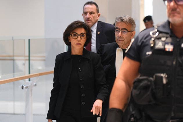 Rachida Dati and Carlos Ghosn Trial - Paris Mayor of the 7th district of Paris and Former French Minister Rachida Dati pictured on the first day of corruption and influence trial in Paris, France on September 16 2026. Rachida Dati is accused of corruption and influence peddling over Ä900,000 she received in consultancy fees from a company linked to Renault-Nissan while serving as an MEP. Photo by Florian Poitout ABACAPRESS.COM Paris France  Copyright: xPoitoutxFlorian ABACAx