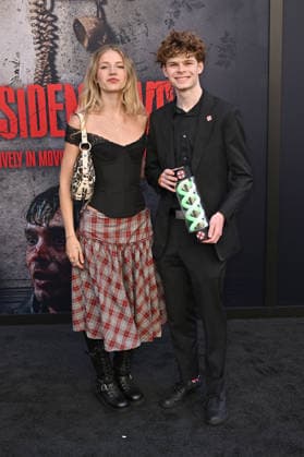 Indi Star and Merrick Hanna at the world premiere of the movie *Resident Evil* at the United Theater on Broadway in Los Angeles, September 15, 2026 Foto:xD.xStarbuckx xFuturexImagex evil_6904