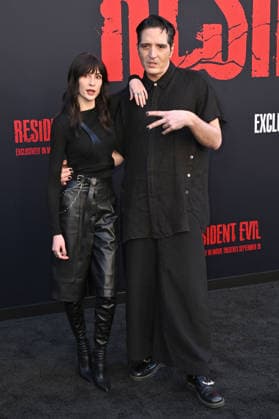 Leah Kilpatrick and David Dastmalchian at the world premiere of the movie *Resident Evil* at the United Theater on Broadway in Los Angeles, September 15, 2026 Foto:xD.xStarbuckx xFuturexImagex evil_6924
