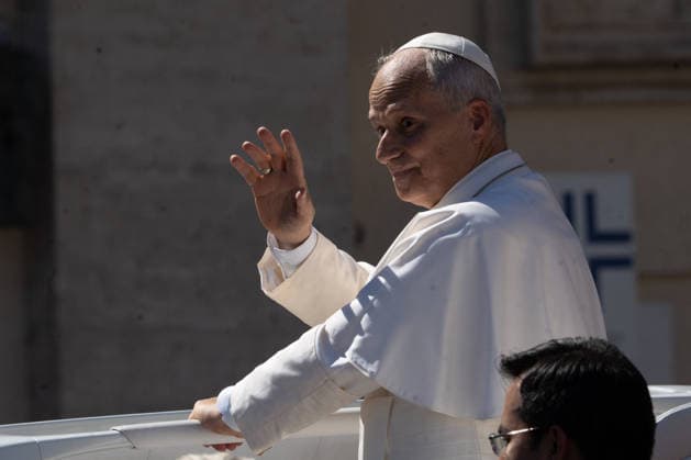Pope Leo XIV Attends Weekly General Audience - Vatican City Pope Leo XIV attends the weekly general audience at St Peter s Square in Vatican City on September 16, 2026. Photo by Andrea Bracaglia ABACAPRESS.COM Vatican City Vatican City  Copyright: xBracagliaxAndrea ABACAx