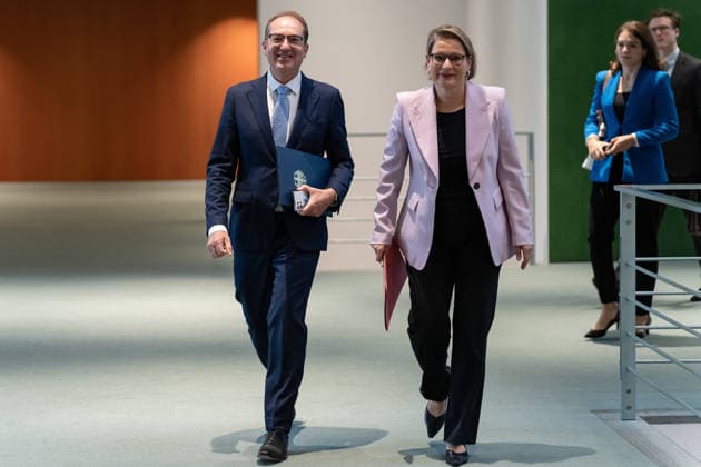 Berlin, Cabinet Meeting in Berlin, Press Conference, Chancellery, Alexander Dobrindt, Federal Minister of the Interior, Stefanie Hubig, Federal Minister of Justice and Consumer Protection, Berlin, Berlin, GER