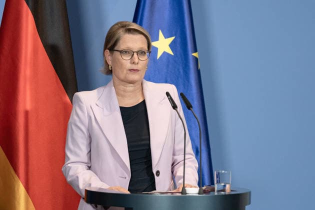Berlin, Cabinet Meeting in Berlin, Press Conference, Chancellery, Stefanie Hubig, Federal Minister, Justice, Consumer Protection, Berlin, Berlin, GER