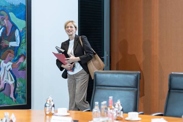 Berlin, Cabinet Meeting Berlin, Cabinet Meeting, Federal Government, Karin Prien, Federal Minister, Education, Family Berlin Berlin GER