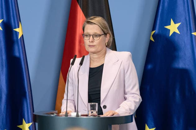 Berlin, Cabinet Meeting in Berlin, Press Conference, Chancellery, Stefanie Hubig, Federal Minister, Justice, Consumer Protection, Berlin, Berlin, GER