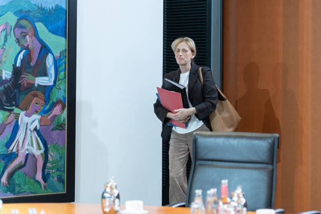 Berlin, Cabinet Meeting Berlin, Cabinet Meeting, Federal Government, Karin Prien, Federal Minister, Education, Family Berlin Berlin GER