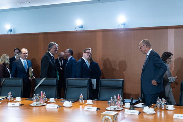 Berlin, Cabinet Meeting Berlin, Cabinet Meeting, Federal Government, Federal Chancellor, Friedrich Merz, Alexander Dobrindt, Federal Minister of the Interior, Verena Hubertz, Federal Minister of Housing and Construction, Philipp Amthor Berlin Berlin GER