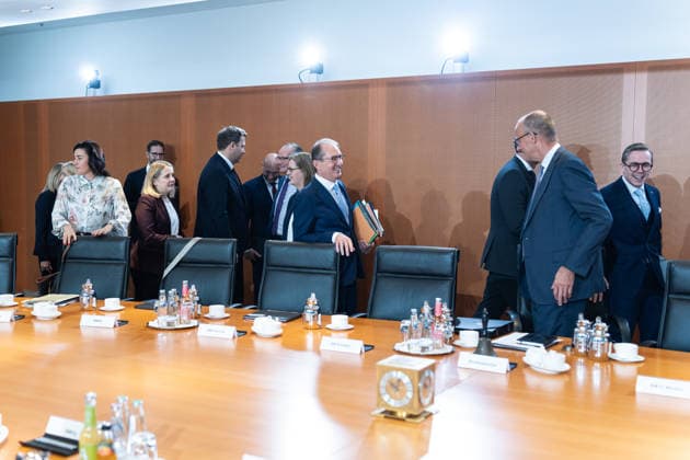 Berlin, Cabinet Meeting Berlin, Cabinet Meeting, Federal Government, Federal Chancellor, Friedrich Merz, Alexander Dobrindt, Federal Minister of the Interior Berlin Berlin GER