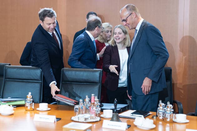 Berlin, Cabinet Meeting Berlin, Cabinet Meeting, Federal Government, Federal Chancellor, Friedrich Merz, Alexander Dobrindt, Federal Minister of the Interior, Lars Klingbeil, Federal Minister of Finance, Vice Chancellor, Verena Hubertz, Federal Minister of Housing and Construction Berlin Berlin GER