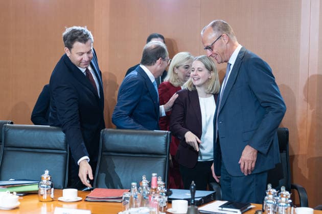 Berlin, Cabinet Meeting Berlin, Cabinet Meeting, Federal Government, Federal Chancellor, Friedrich Merz, Alexander Dobrindt, Federal Minister of the Interior, Lars Klingbeil, Federal Minister of Finance, Vice Chancellor, Verena Hubertz, Federal Minister of Housing and Construction Berlin Berlin GER