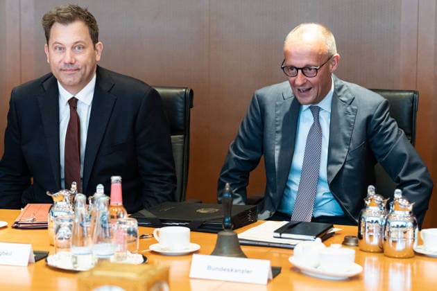 Berlin, Cabinet Meeting Berlin, Cabinet Meeting, Federal Government, Federal Chancellor, Friedrich Merz, Lars Klingbeil, Federal Minister of Finance, Vice Chancellor Berlin Berlin GER
