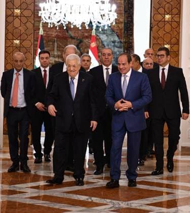 Egyptian President al-Sisi Meets Palestinian President Mahmoud Abbas in Cairo Egyptian President Abdel Fatah al-Sisi meets Palestinian President Mahmoud Abbas in Cairo, Egypt, on September 16, 2026. The two leaders discussed the latest developments concerning the Palestinian cause and regional issues. Photo by Egyptian President Office apaimages Cairo Cairo Egypt 160926_Egypt_EPO_00(3) Copyright: xapaimagesxEgyptianxPresidentxOfficex xapaimagesx