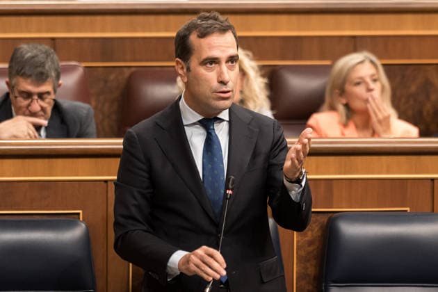 The Government Once Again Faces Questions from Congress Regarding the Crisis in Ceuta First Vice President and Minister of Economy, Trade, and Business Carlos Cuerpo during a plenary session in the Congress of Deputies on September 16, 2026, in Madrid, Spain. The immigration crisis that Ceuta has been experiencing since last July is once again the focus of the opposition’s questions to the government during the question period, with inquiries such as what plans exist for the autonomous city and whether the government believes that Spain’s image abroad has been tarnished by the irregular entry of migrants. September 16 SEPTEMBER 2026 Diego Radamé Madrid, Madrid, Spain  Copyright: xDiegoxRadamÃ sx 7779301