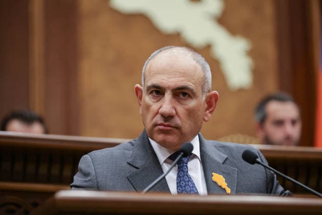 ARMENIA, YEREVAN - SEPTEMBER 16, 2026: Armenia s Prime Minister Nikol Pashinyan speaks during the second session of the Armenian National Assembly of the 9th convocation Yerevan Armenia  - ZUMAt113 20260916_zaa_t113_486 Copyright: xAlexanderxPatrinx