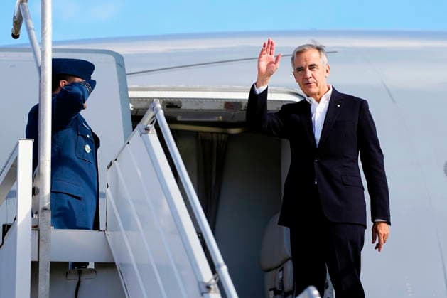 September 16, 2026, Strasbourg, France: Prime Minister Mark Carney departs Strasbourg, France, en route to Liverpool, England, where he will meet with British Prime Minister Andy Burnham, on Wednesday, Sept. 16, 2026. Strasbourg France  - ZUMAc35_ 20260916_zaf_c35_057 Copyright: xJustinxTangx