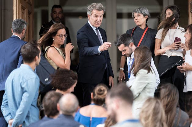 The Government Once Again Faces Questions from Congress Regarding the Crisis in Ceuta Alberto Núnez Feijóo, president of the Popular Party, during a plenary session in the Congress of Deputies on September 16, 2026, in Madrid, Spain. The migration crisis that Ceuta has been experiencing since last July is once again the focus of the opposition’s questions to the government during the question period, with inquiries such as what plans exist for the autonomous city and whether the government believes that Spain’s image abroad has been tarnished by the irregular entry of migrants. September 16 SEPTEMBER 2026 Diego Radamé Madrid, Spain  Copyright: xDiegoxRadamÃ sx 7779491